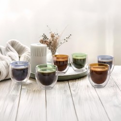 Lot de 6 tasses à double...